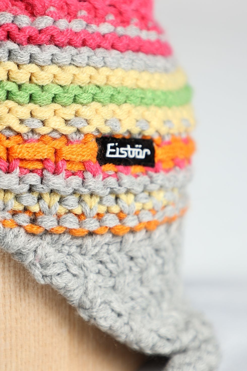 Шапка унісекс Eisbar Flax Ear Pompon MU kids - Фото 3